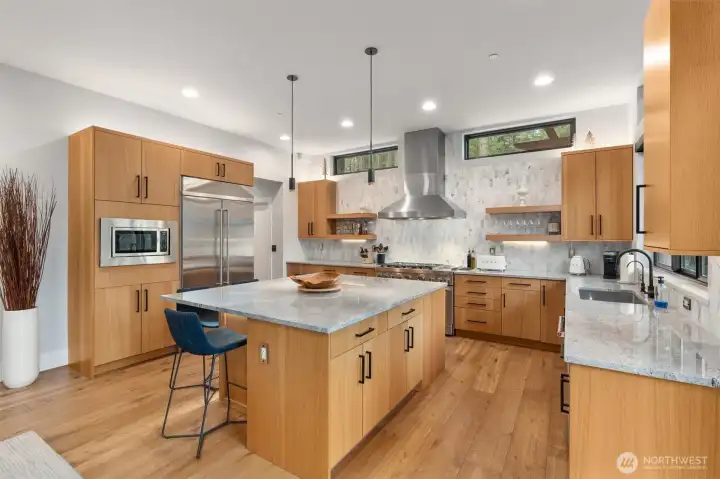 Kitchen     Buster & Punch Exhaust Pendants over island with Philips Hue smart lights GU10   Spotlights with Tap Switch Accessory Smart switches    Buster & Punch kitchen faucet   Interior 3M Sun Control Window Film: 3M™ Sun Control Window Films, Night Vision Series   Replaced outlets with USB chargers   Under Island, above cabinets lighting with Philips Hue smart light strip   Extractor fan Philips Hue smart lights   Under cabinet night lights   All cupboards added pull out drawers   2 drawers with spice rack   Under sink reverse osmosis drinking water with Faucet Frizzlife RO Reverse Osmosis Water   Filtration System   Hunter Douglas Designer Screen Shades, 3% openness with smart Power View   Motorization & external satellite rechargeable battery.  Remote Control & app supported.    PowerView® Automation