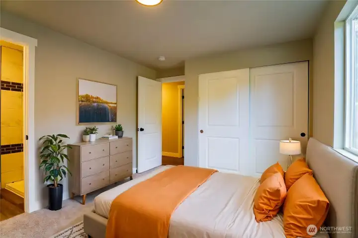 PRIMARY BEDROOM...DIGITALLY STAGED