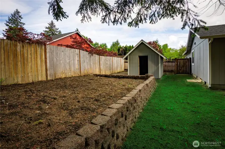 GARDEN AREA...IT'S NOT TOO LATE TO PLANT A GARDEN