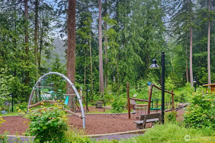 Community playground, at the Suquamish Historical museum.