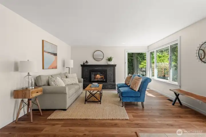 living room off front door