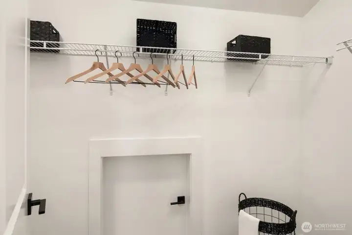 Primary walk in closet