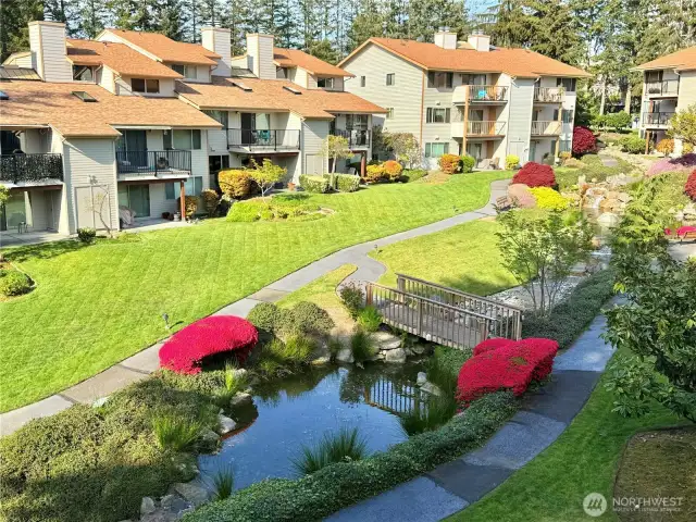 Welcome to Firbrook – a warm and inviting gated condo community with beautiful landscaping, a babbling brook running through, peaceful fountains, and a gentle waterfall. A truly serene setting to call home.