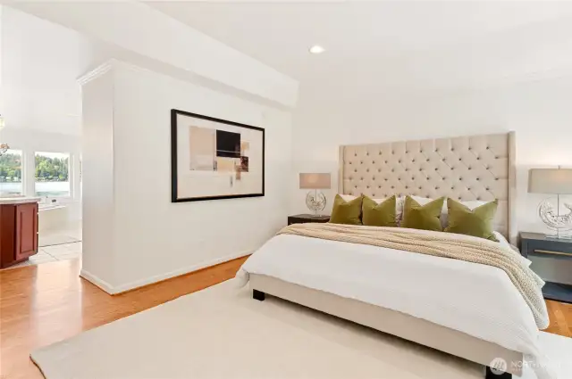Breathtaking views with ideal primary suite on the main.