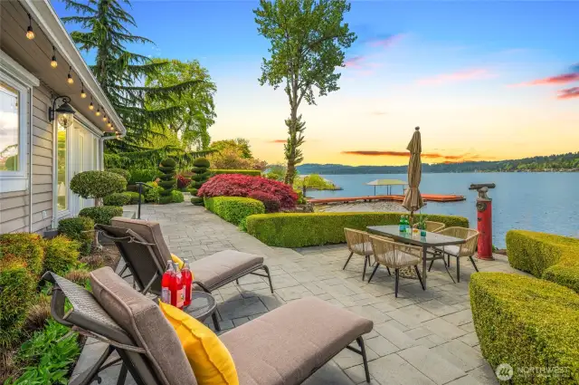 Wake up to your private beach and gaze at the sunrise view.
