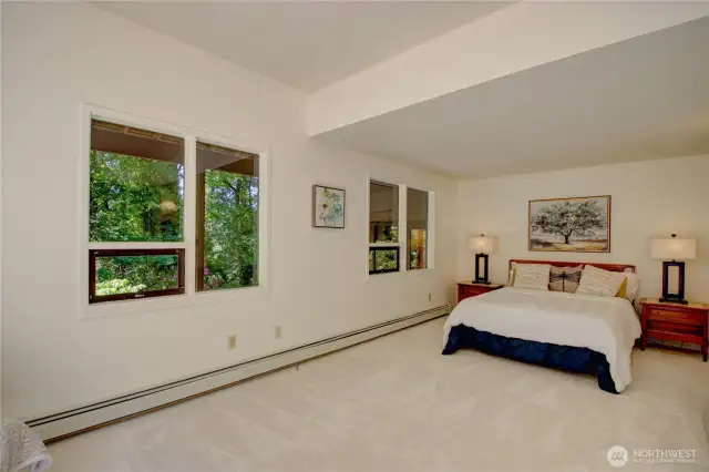 Large primary bedroom
