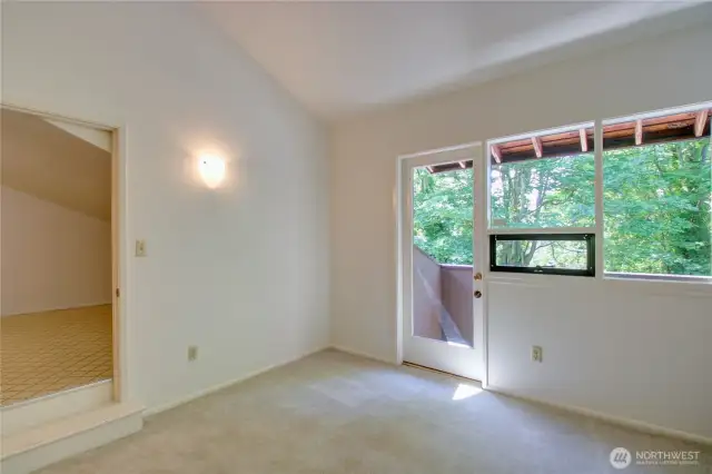 Another bedroom with a huge closet that could be another crafting/play space!