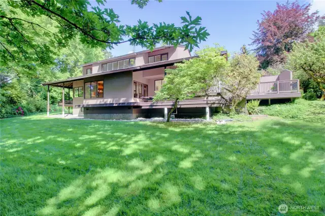 View of the back of the house