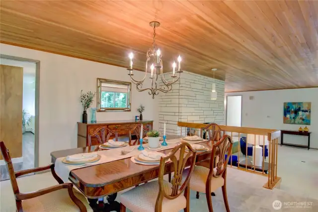 Another view from the dining room.