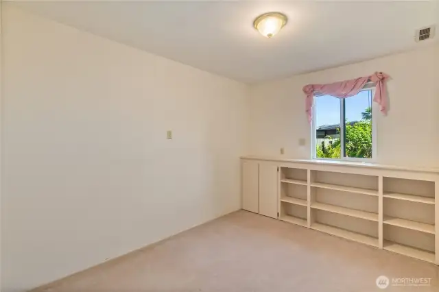 Second lower level bedroom.