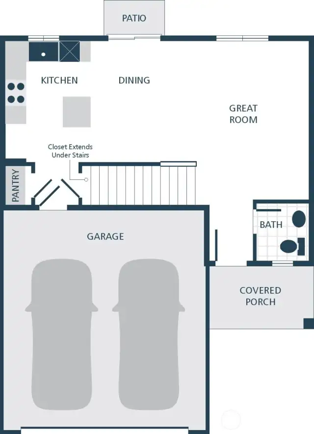 Photographs are for illustrative purposes only. Features, finishes, interior/exterior colors, landscaping and floorplan shown may vary from actual homes built.