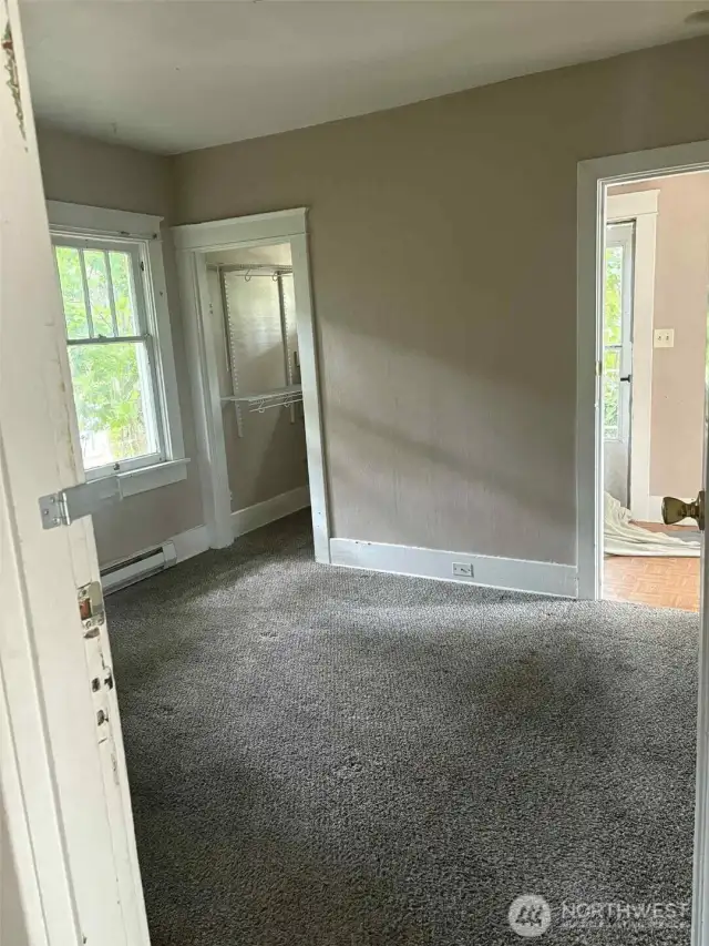 Another view of the front bedroom, currently has access off the foyer or the hallway.