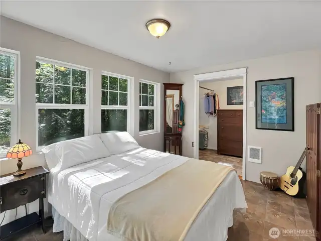 Serene bedroom space to unwind and recharge.
