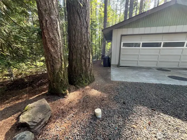 RV Septic Dump conveniently located with room for rv parking