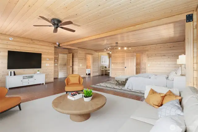 2nd level Primary Suite - fabulous setting! Virtually staged to show the possibilities!