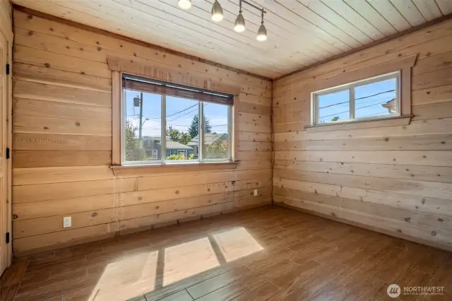 Main level bedroom - shown without the virtual staging.
