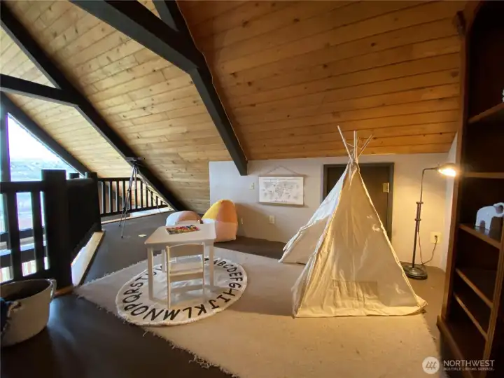 Loft Area with River View