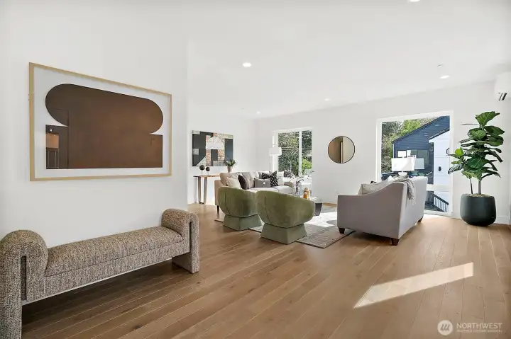 Lot's of natural light.