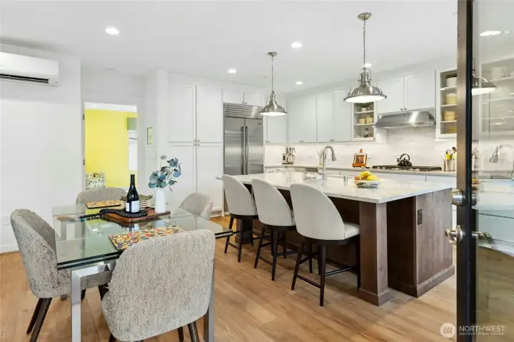 Looking back in from the deck.