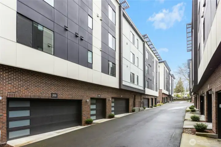 Secure, private attached two-car garage #400.