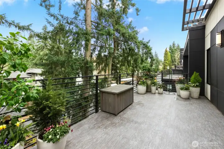 Imagine enjoying spring and summer out on this beautiful deck!