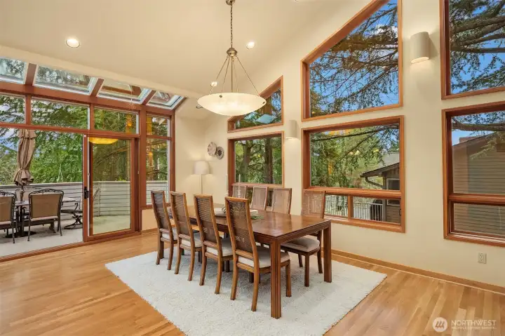 Spacious formal dining room