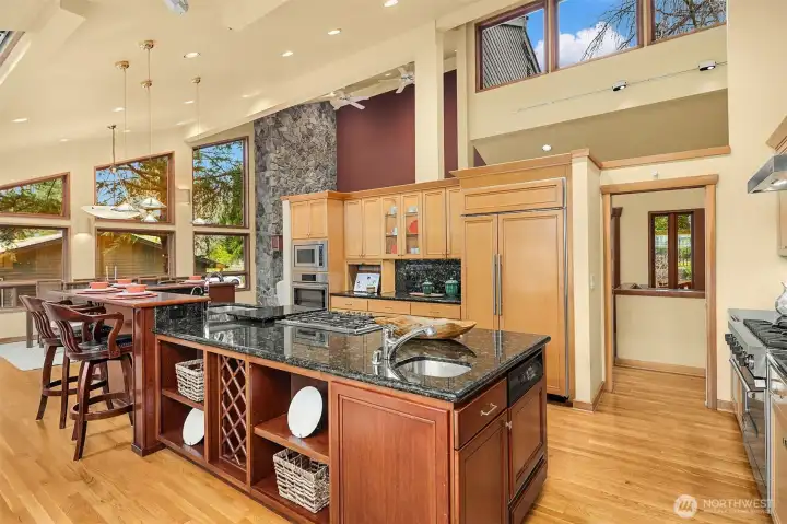 Subzero fridge and Bosch appliances