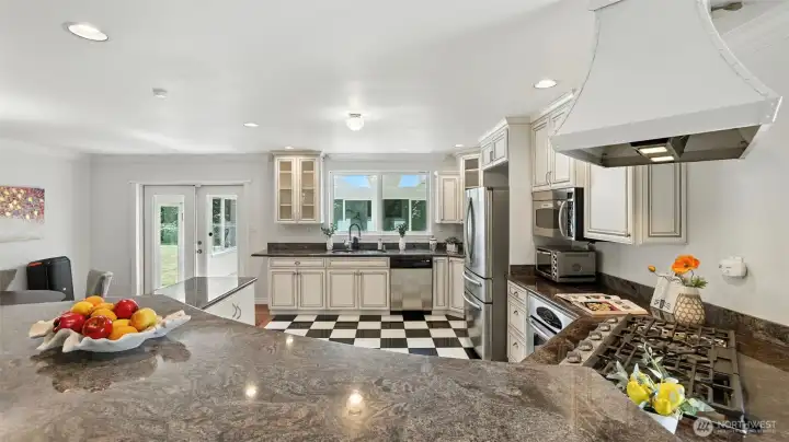 Thoughtfully designed kitchen combines style and function.