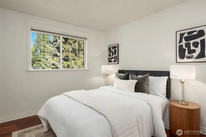 Primary bedroom upstairs.