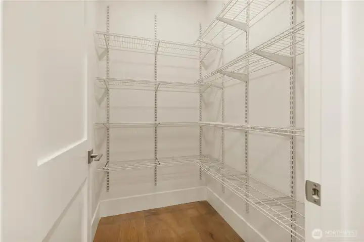 Butler's Pantry to the right Walk-in Pantry