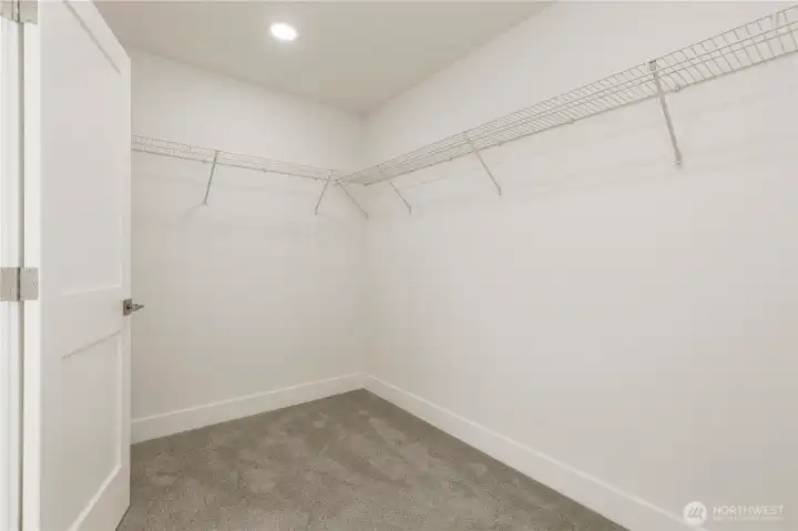 Primary Suite Walk-in closet