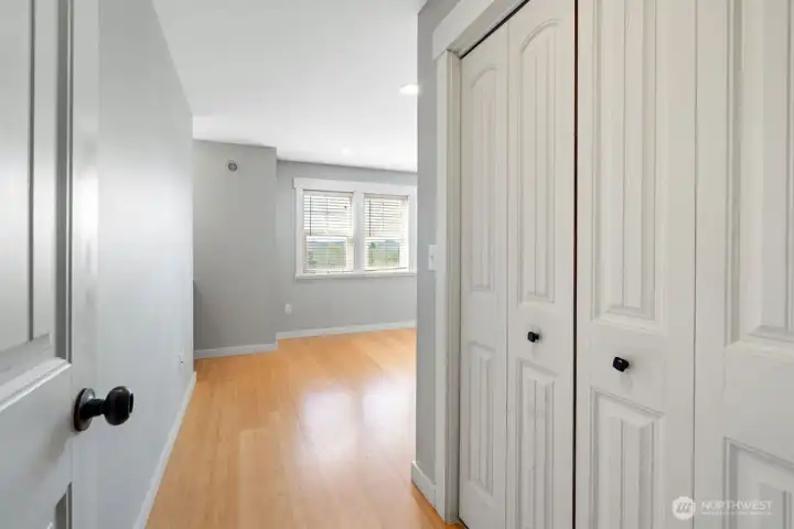 Second closet in primary bed room.