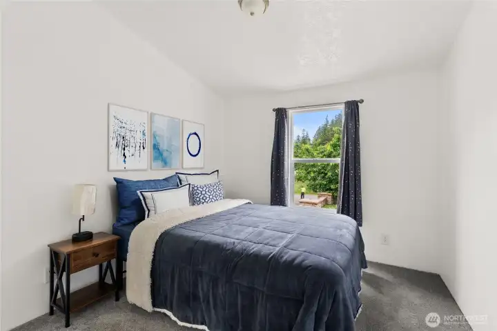 2nd Bedroom (partially digitally stage)