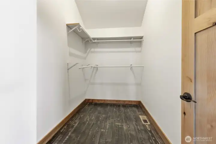 Primary walk in closet