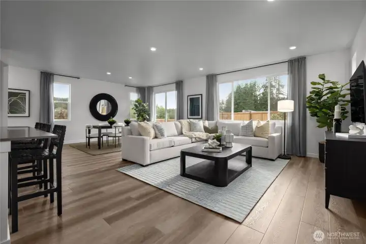 Living Room - Photos of are a model home and may include options not included in the listing price