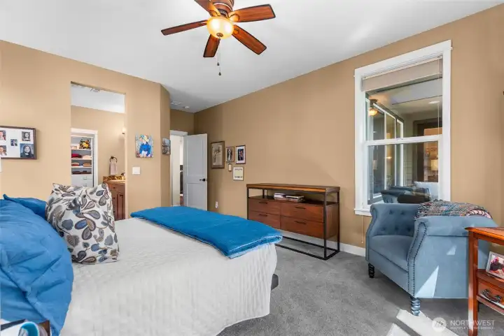 Room for a nice evening reading nook in your Primary bedroom Room for a nice evening reading nook in your Primary bedroom