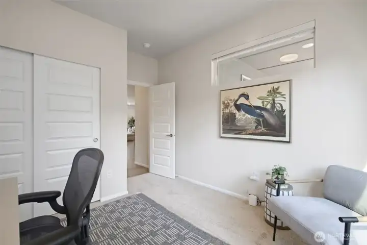 4th bedroom just off back patio. 4th bedroom just off back patio.
