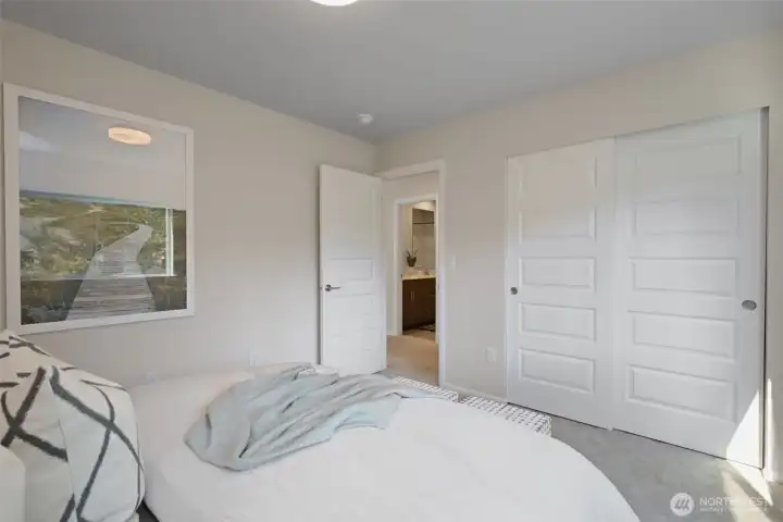 3 of 4 bedrooms - all with plenty of closet space. 3 of 4 bedrooms - all with plenty of closet space.
