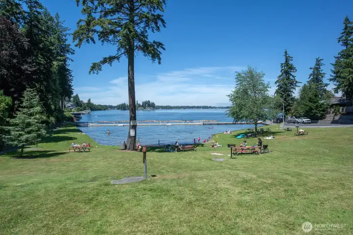 Community park and boat launch Community park and boat launch