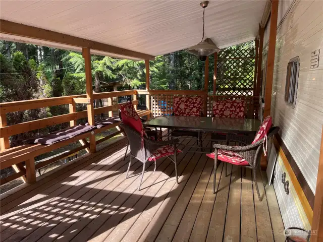 Lots of room on the deck.
