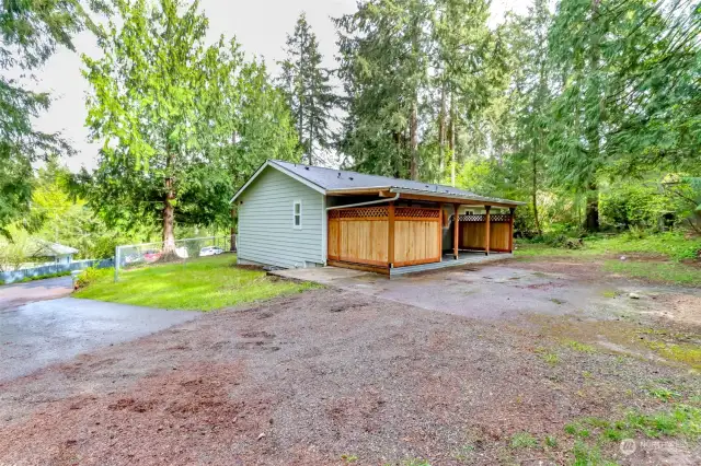 Lots of driveway space for RV parking. This amazing home won't last long.