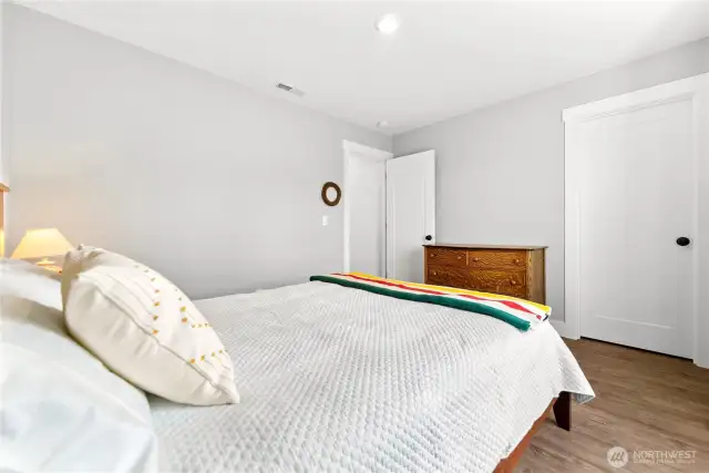 Ample closet space for your storage needs.