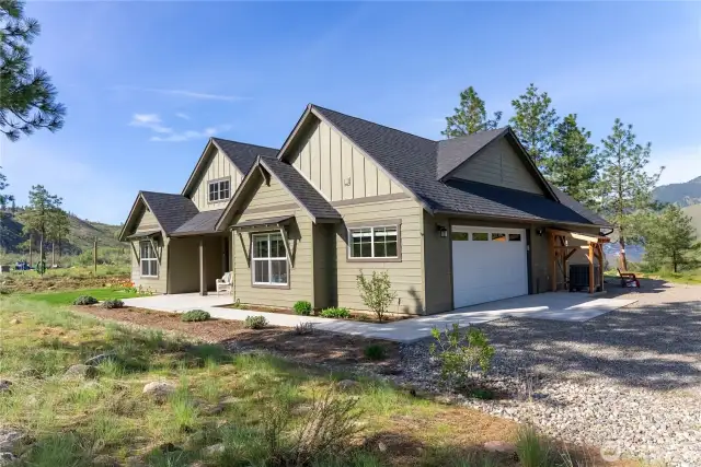 Attached 2-car garage for your parking and storage needs.