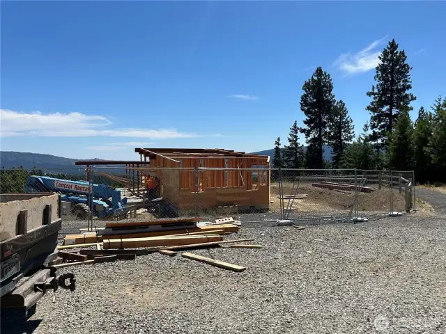 The clubhouse is under construction!