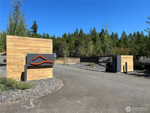 Feel secure: Skyline Ridge is private gated community.