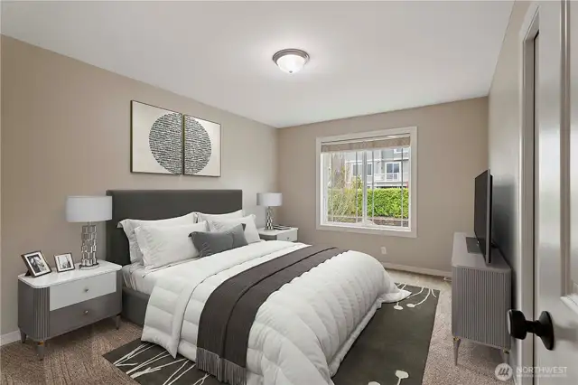 Virtually staged to show an example of how the space could be used.