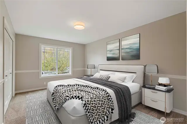 Virtually staged to show an example of how the space could be used.