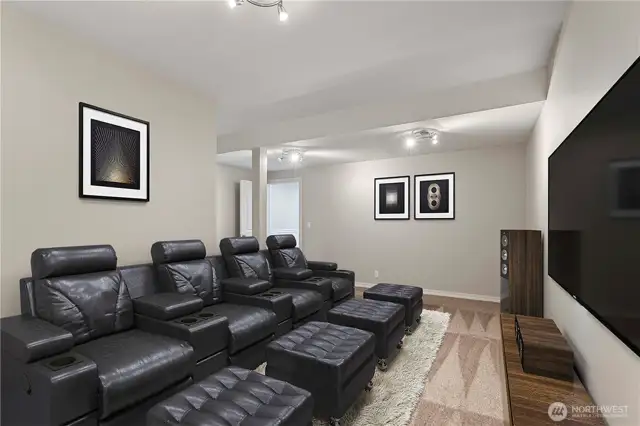 Virtually staged to show an example of how the space could be used.