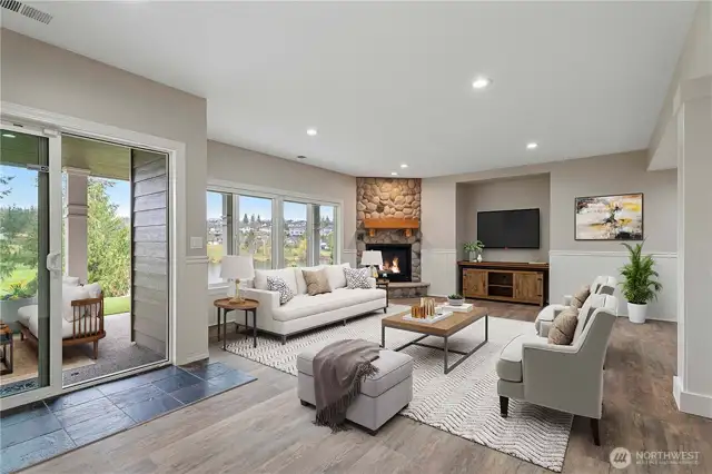 Virtually staged to show an example of how the space could be used.