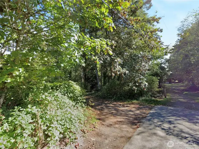 End of road and access.